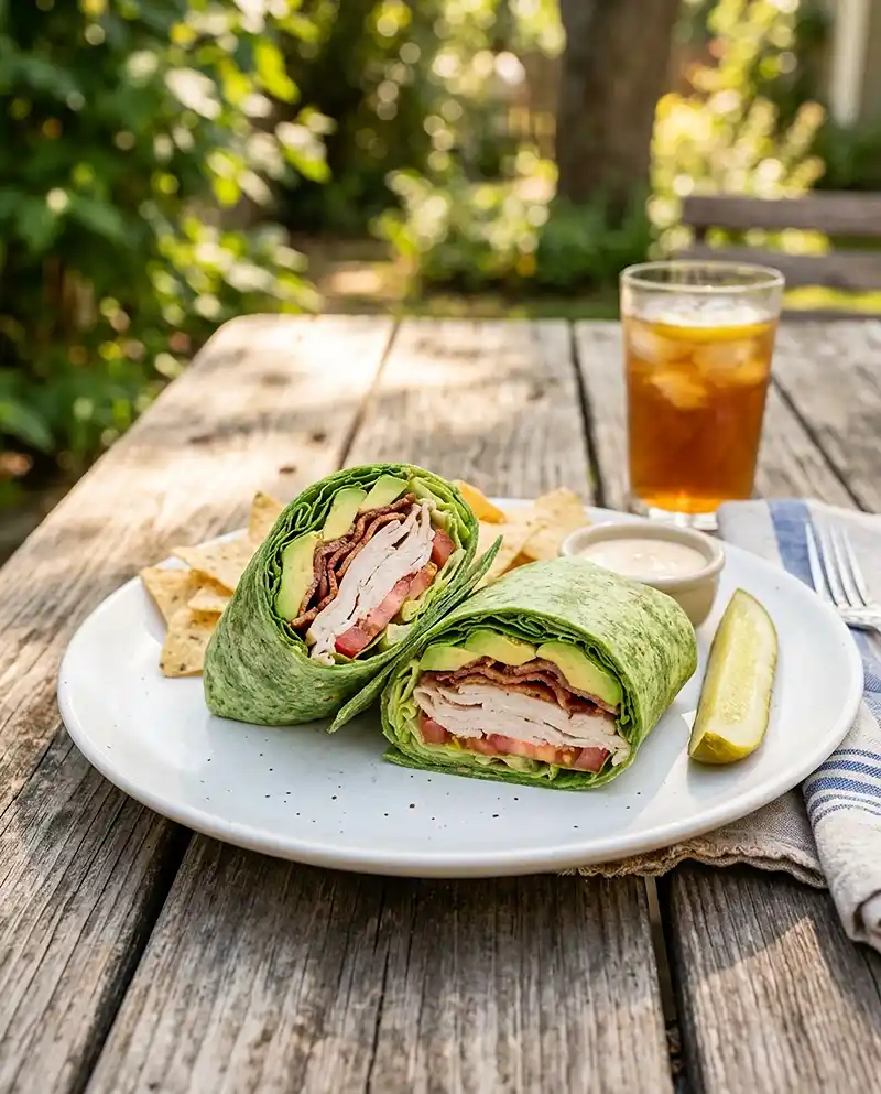 Avocado Turkey Club Wrap 4 Avocado Turkey Club Wrap recipe