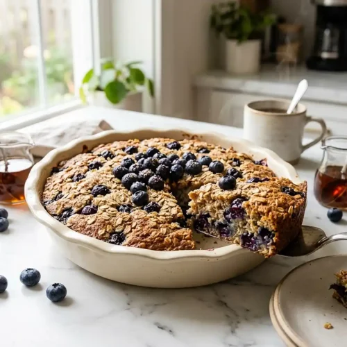 Blueberry Oatmeal Breakfast Cake 5 Blueberry Oatmeal Breakfast Cake
