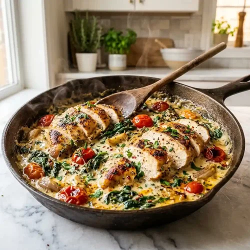Boursin Spinach Chicken Bake 5 Boursin Spinach Chicken Bake