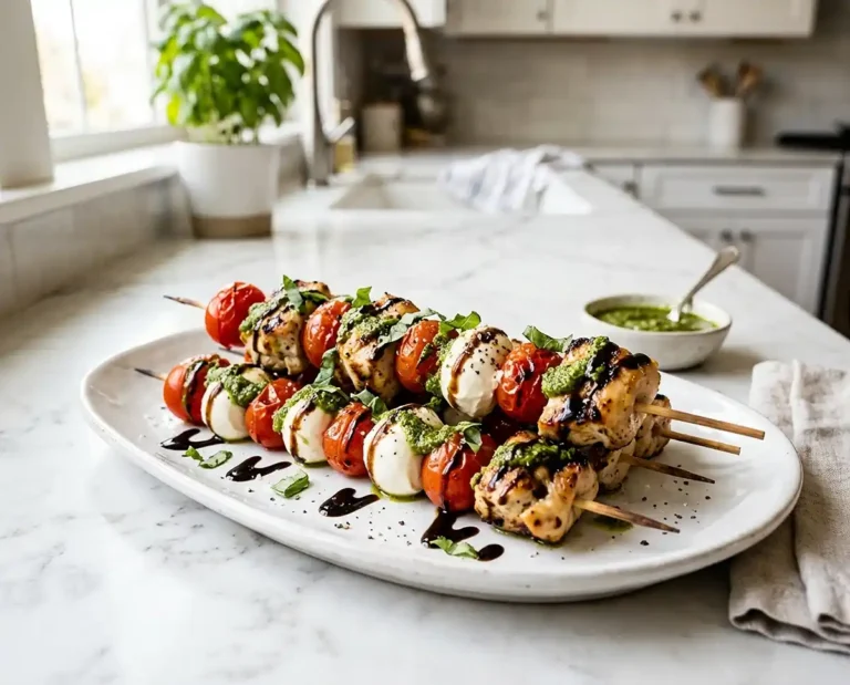 Caprese Chicken Skewers