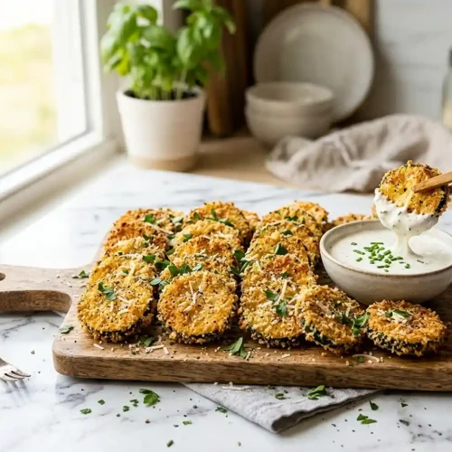 Crispy Parmesan Zucchini Bites 5 Crispy Parmesan Zucchini Bites