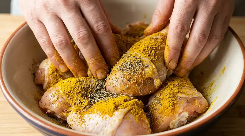 Caribbean Curry Bowl with Tender Chicken 4 How to Make caribbean curry bowl