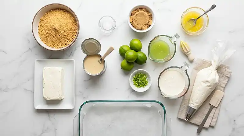 No-Bake Key Lime Bars 2 INGREDIENTS FOR No-Bake Key Lime Bars