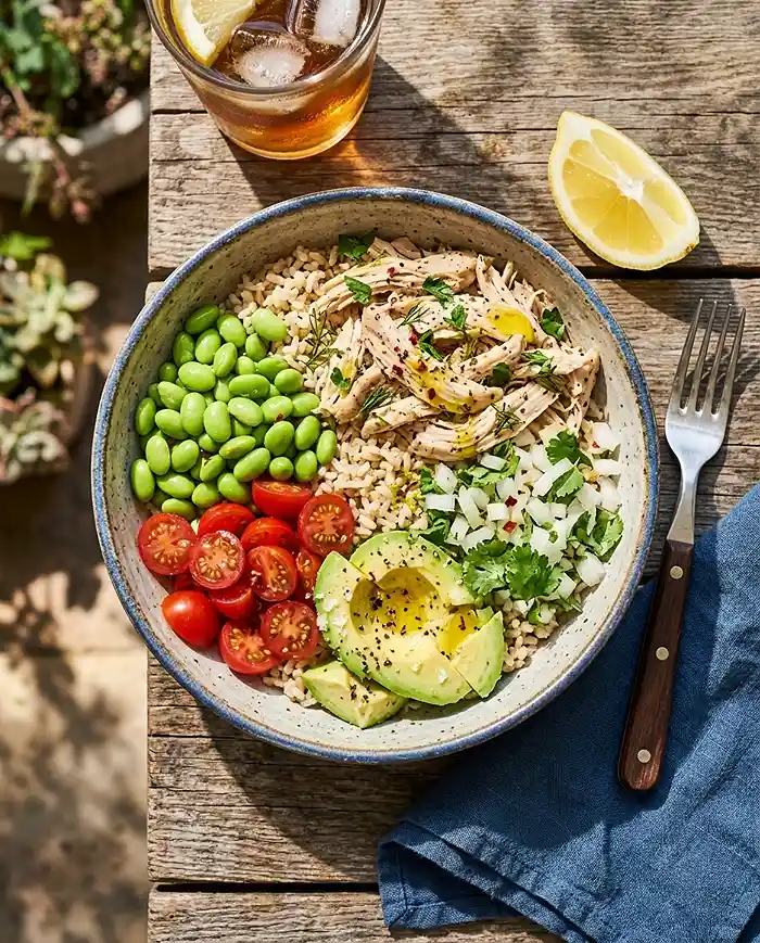 Lemon Herb Chicken Rice Bowls 5 Lemon Herb Chicken Rice Bowls Recipe