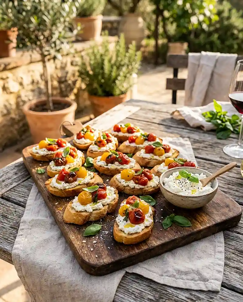 Whipped Feta Bruschetta Board 4 Whipped Feta Bruschetta Board recipe