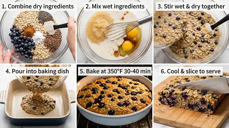 Blueberry Oatmeal Breakfast Cake 3 how to make Blueberry Oatmeal Breakfast Cake