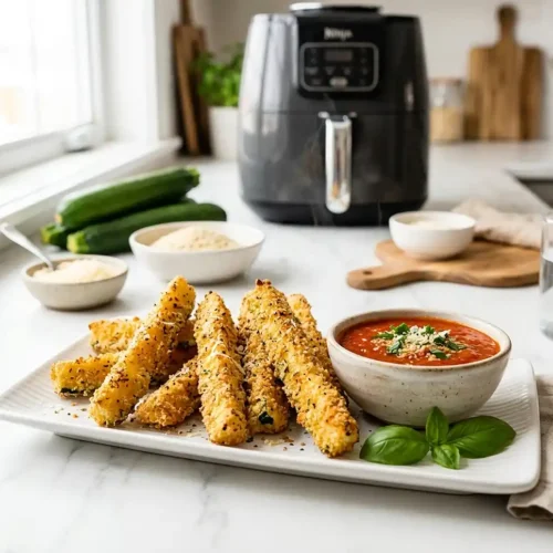 Air Fryer Zucchini Fries 5 Air Fryer Zucchini Fries