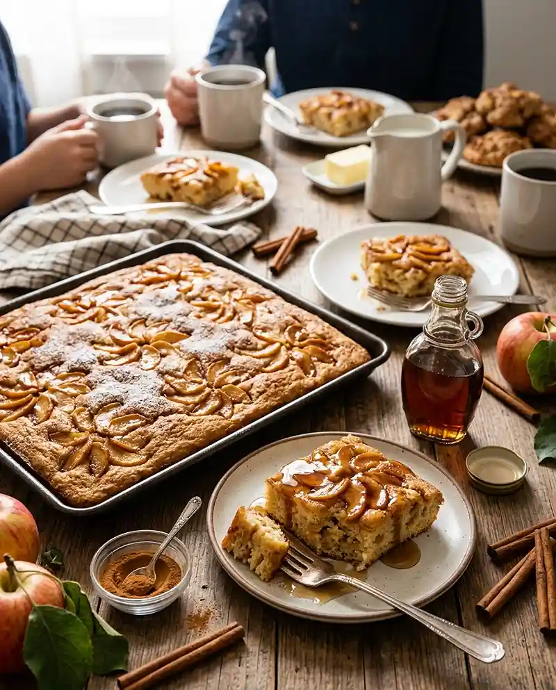 Apple Cinnamon Sheet Pan Pancakes 4 Apple Cinnamon Sheet Pan Pancakes recipe