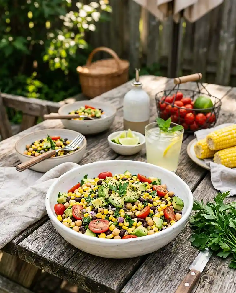 Avocado Corn Black Bean Salad 4 Avocado Corn Black Bean Salad recipe