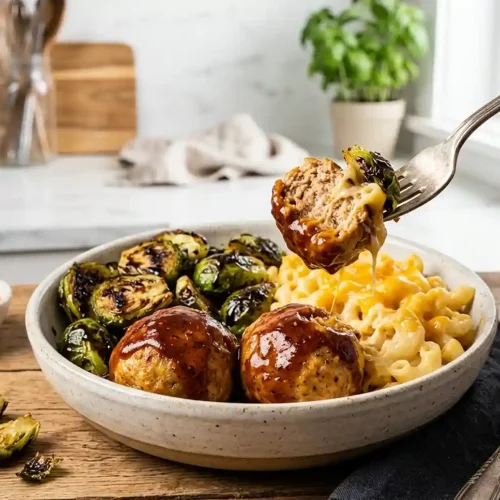 BBQ Turkey Meatball Bowls 5 BBQ Turkey Meatball Bowls
