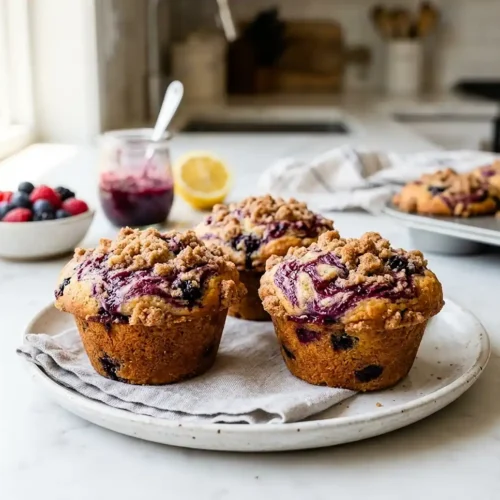 Berry Cobbler Muffins 5 Berry Cobbler Muffins