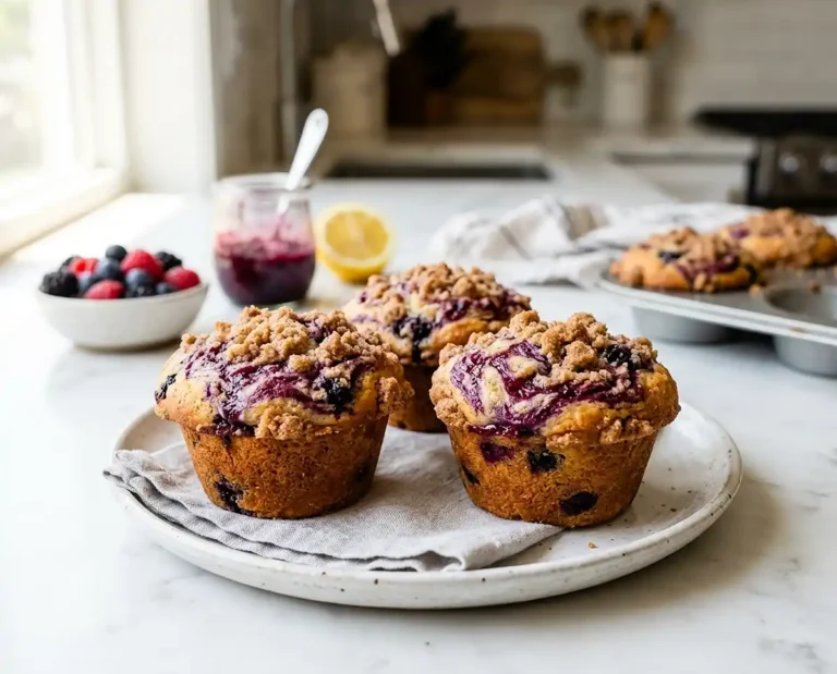 Berry Cobbler Muffins