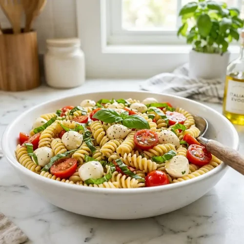 Caprese Pasta Salad 5 Caprese Pasta Salad