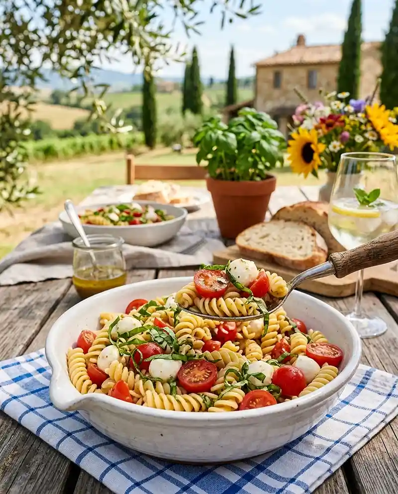Caprese Pasta Salad 4 Caprese Pasta Salad recipe