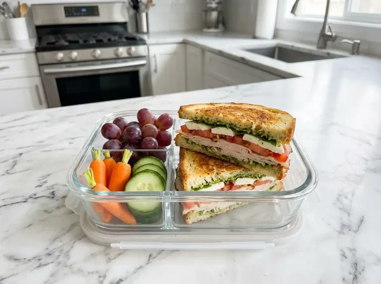 Caprese Turkey Sandwich Boxes