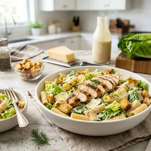 Chicken Caesar Pasta Salad Bowls 5 Chicken Caesar Pasta Salad Bowls
