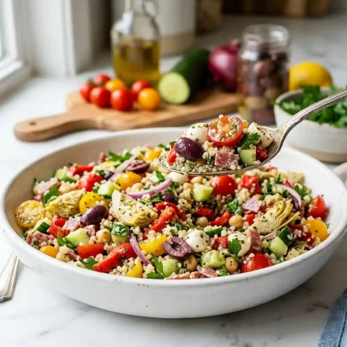 Chopped Italian Quinoa Salad 5 Chopped Italian Quinoa Salad