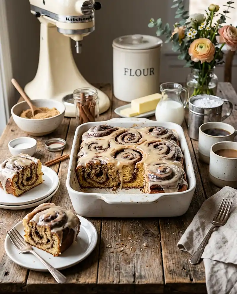 Cinnamon Roll Cake 4 Cinnamon Roll Cake recipe