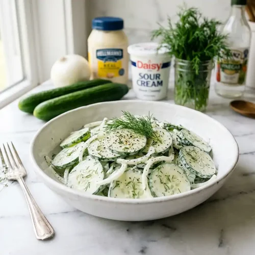 The Best Creamy Cucumber Salad Taste With Purpose The Best Creamy Cucumber Salad Taste With Purpose