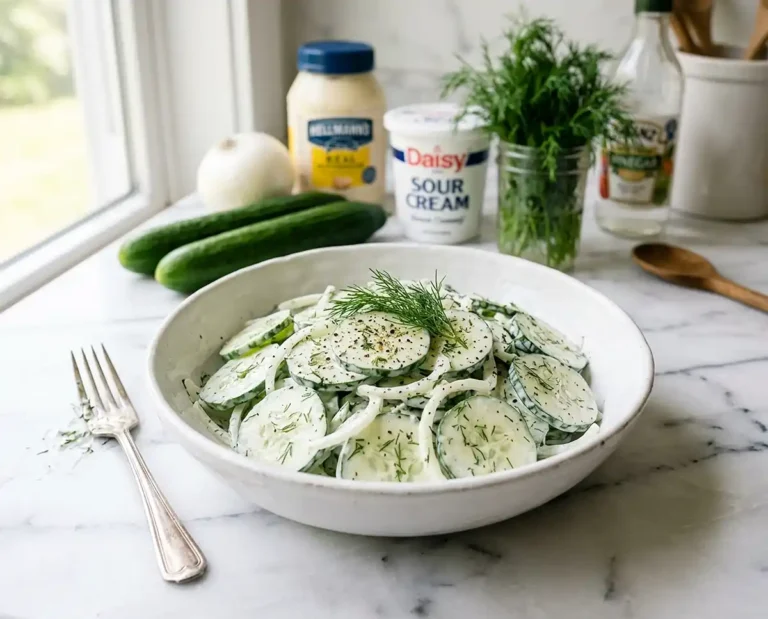Creamy Cucumber Salad