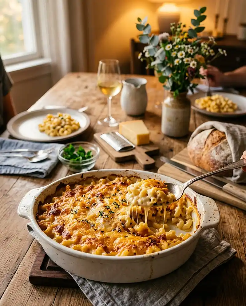 Creamy Homemade Baked Mac and Cheese 4 Creamy Homemade Baked Mac and Cheese recipe