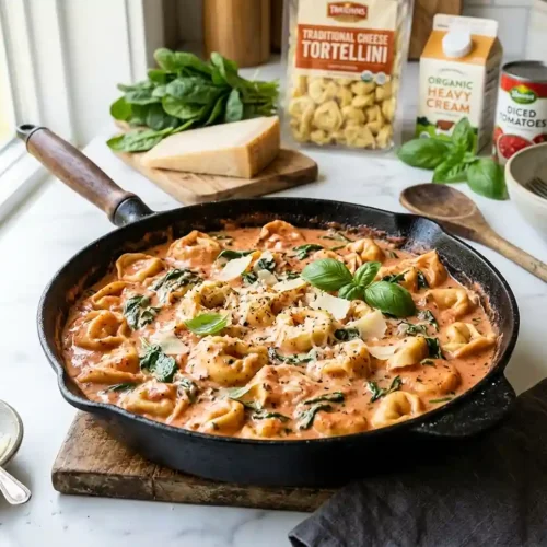 Creamy Tomato Tortellini Skillet 5 Creamy Tomato Tortellini Skillet