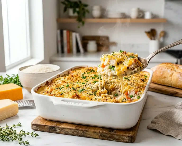 Creamy Turkey Rice Casserole