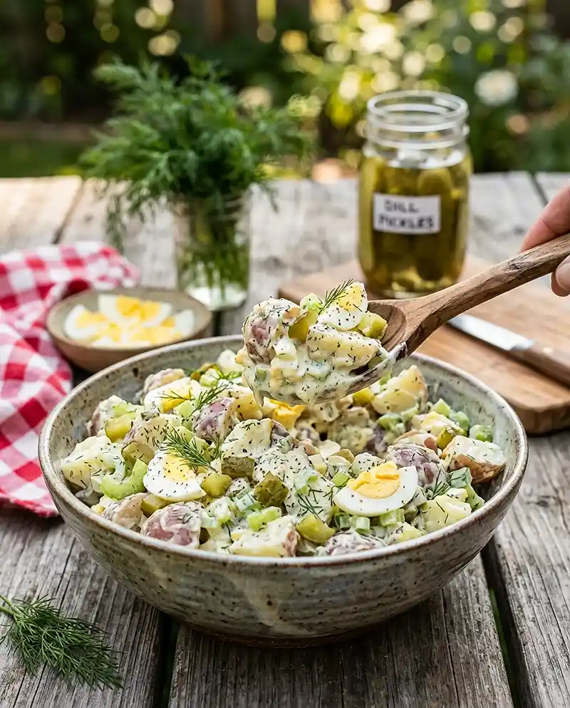 Dill Pickle Potato Salad 4 Dill Pickle Potato Salad recipe