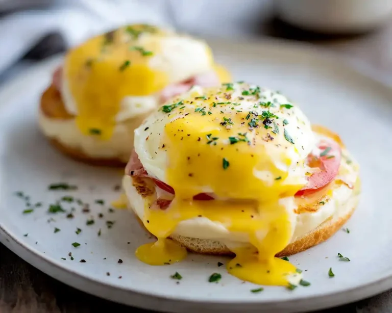 Eggs Benedict Recipe with Hollandaise Sauce