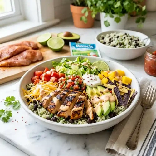 Fiesta Chicken Burrito Bowls 5 Fiesta Chicken Burrito Bowls