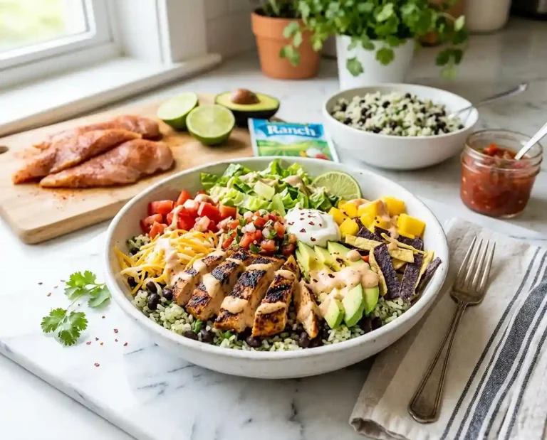 Fiesta Chicken Burrito Bowls