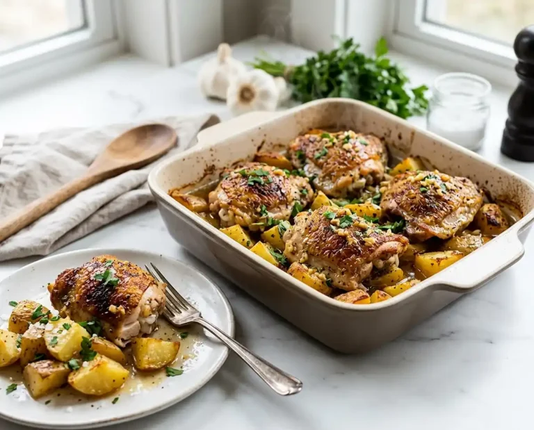 Garlic Butter Chicken and Potatoes