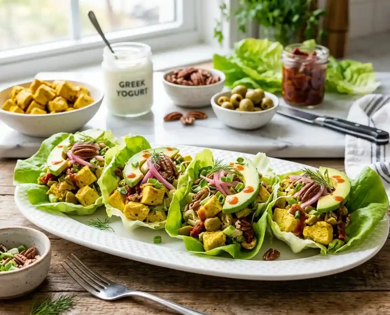 Greek Yogurt Chicken Salad Wraps