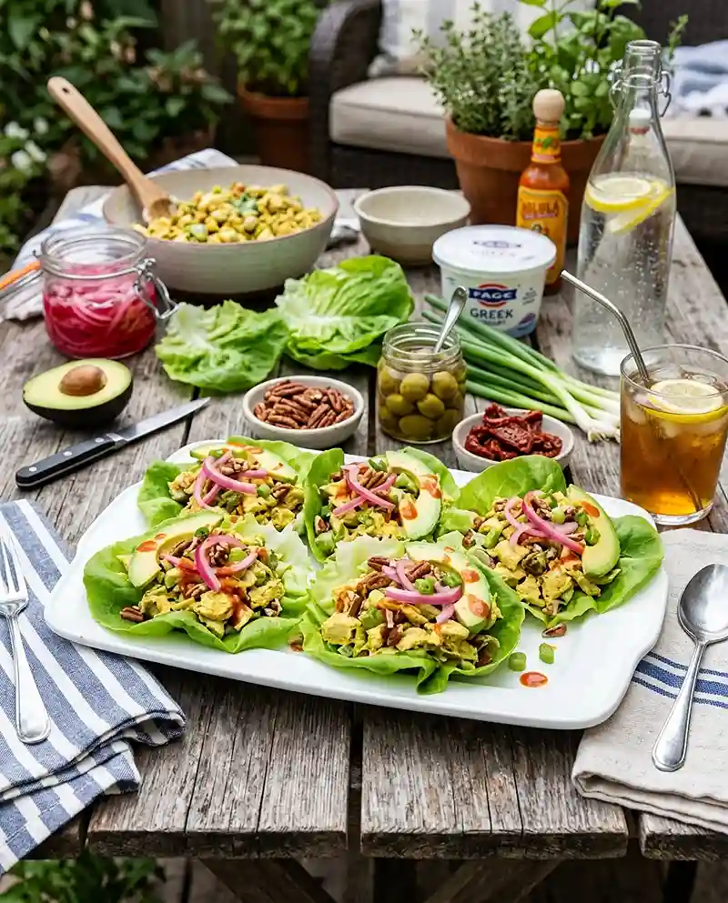 Greek Yogurt Chicken Salad Wraps 4 Greek Yogurt Chicken Salad Wraps recipe