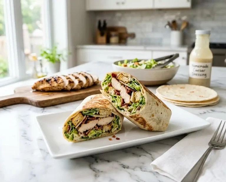 Grilled Chicken Caesar Wraps