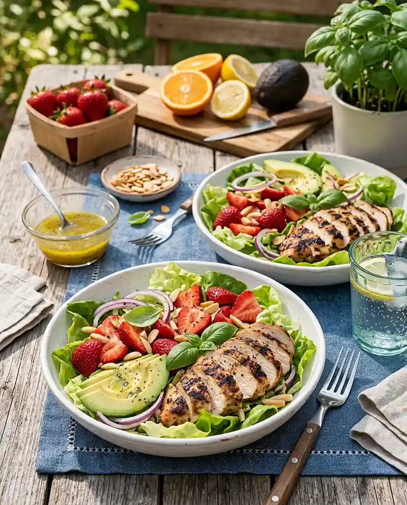 Grilled Chicken Strawberry Avocado Salad 5 Grilled Chicken Strawberry Avocado Salad recipe