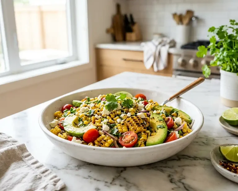 Grilled Corn Avocado Salad