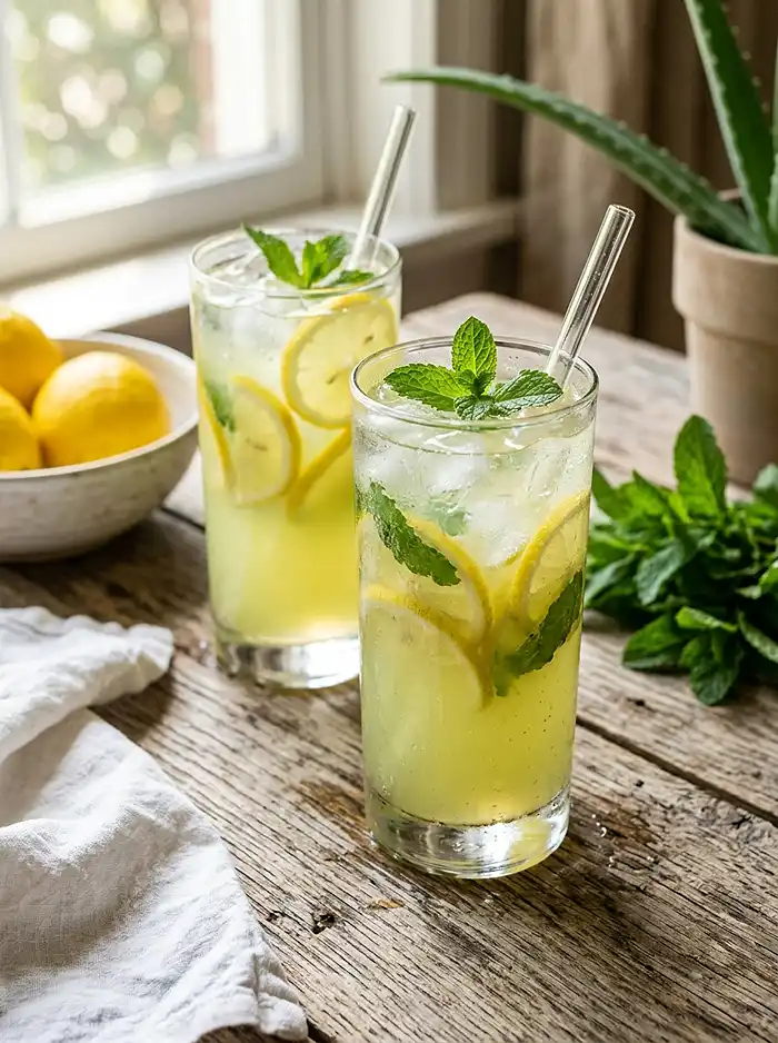 Healthy Lemon Aloe Vera Juice  Taste With Purpose