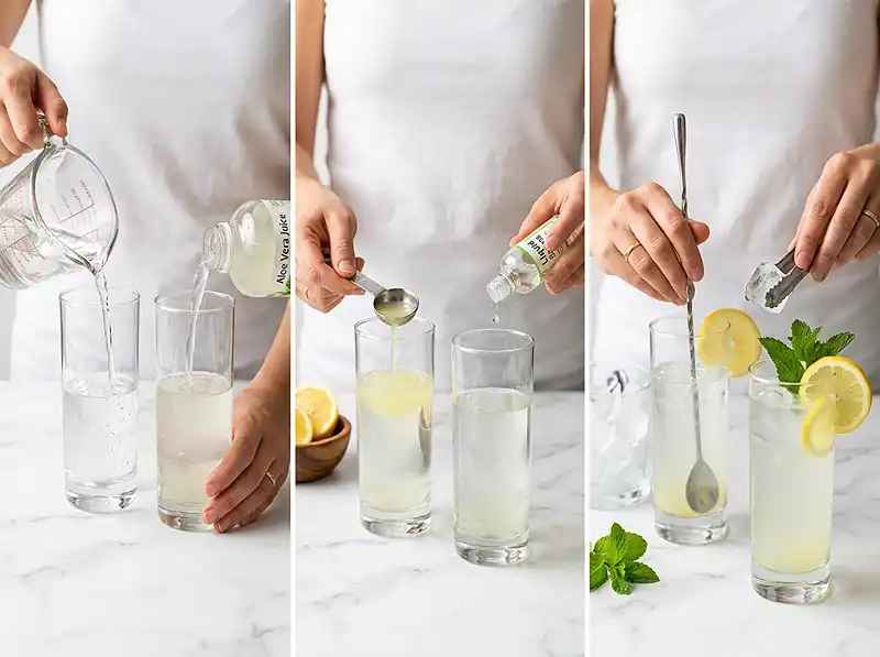 Healthy Lemon Aloe Vera Juice  Taste With Purpose