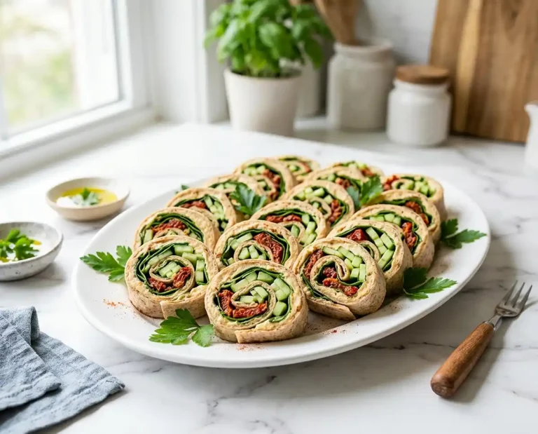 Hummus Veggie Pinwheels