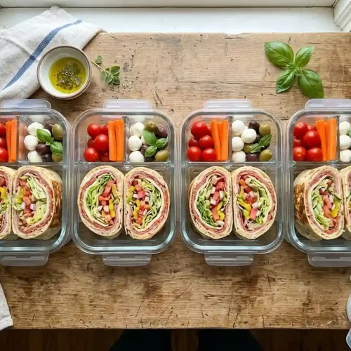 Italian Chopped Wrap Boxes for Lunch 2 Italian Chopped Wrap Boxes