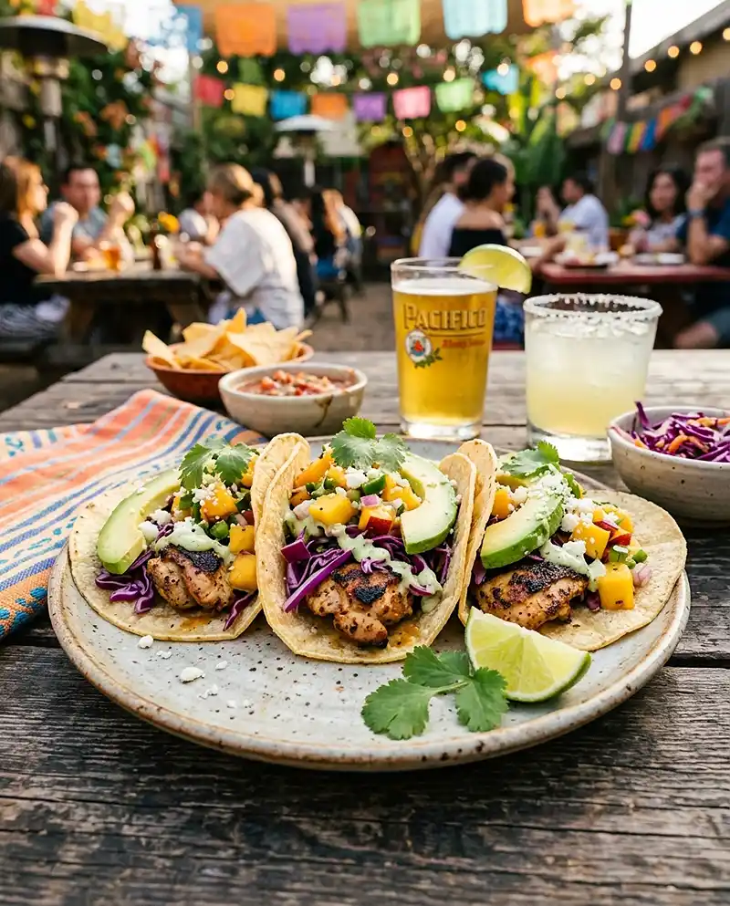 Mango Salsa Chicken Tacos 4 Mango Salsa Chicken Tacos recipe