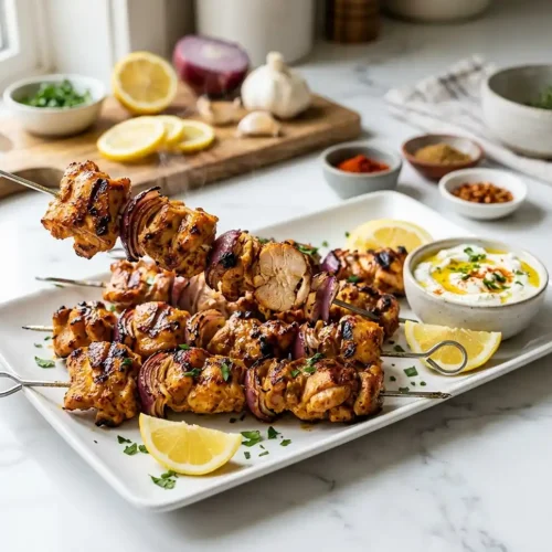Mediterranean Chicken Kabobs 5 Mediterranean Chicken Kabobs