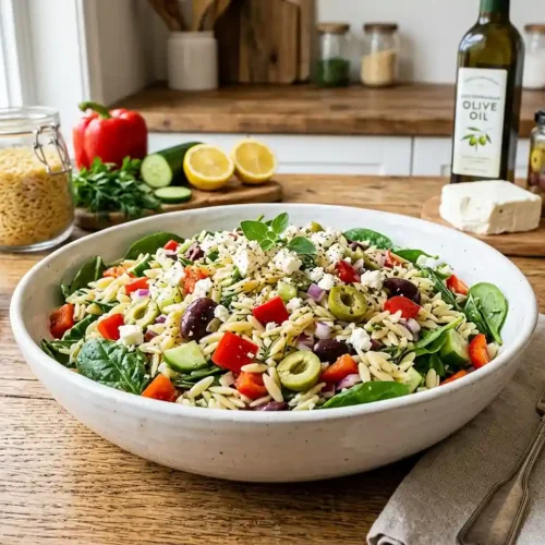 Mediterranean Orzo Salad 5 Mediterranean Orzo Salad