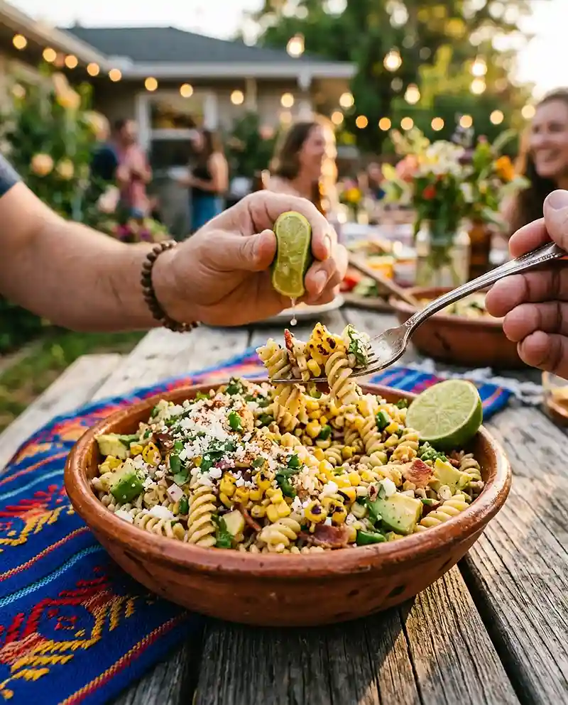 Mexican Street Corn Pasta Salad 4 Mexican Street Corn Pasta Salad recipe