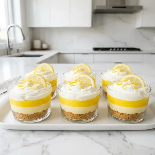 No-Bake Lemon Lush Cups 2 No-Bake Lemon Lush Cups