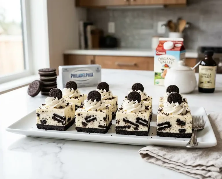 No-Bake Oreo Cheesecake Bites