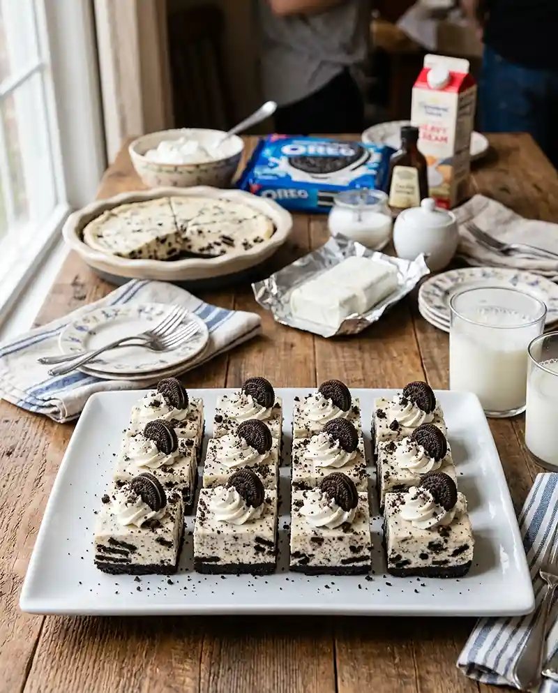 No-Bake Oreo Cheesecake Bites 4 No-Bake Oreo Cheesecake Bites recipe