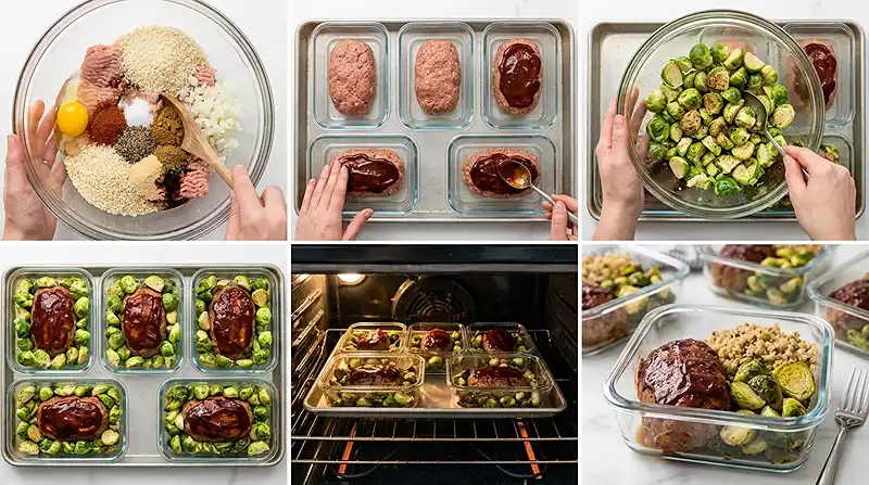 BBQ Turkey Meatball Bowls 3 PREPARING THE BBQ Turkey Meatball Bowls