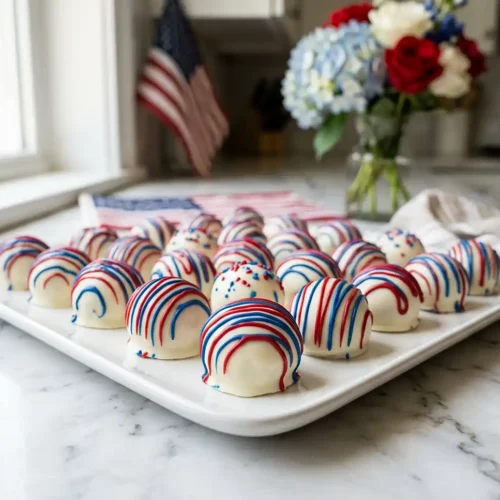 Patriotic Oreo Truffles 5 Patriotic Oreo Truffles